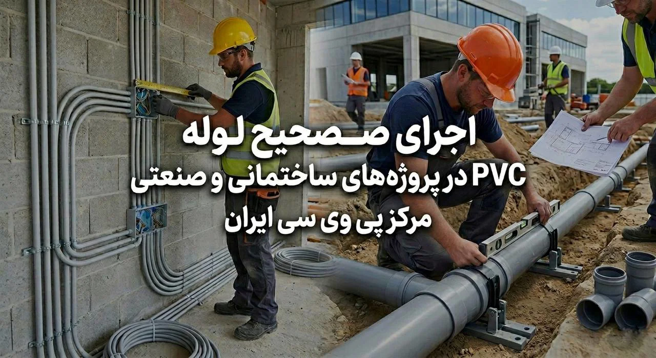 اجرای صحیح لوله PVC در پروژه‌های ساختمانی و صنعتی