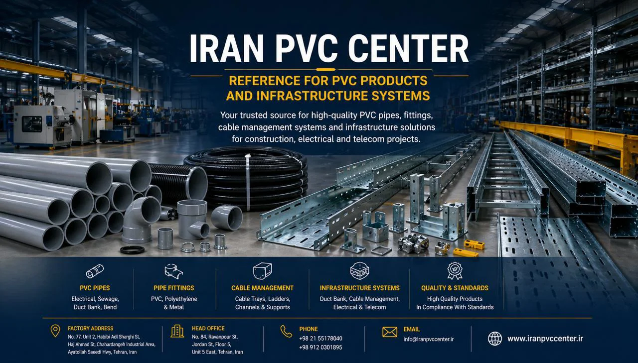 Iran PVC Center | Reference for PVC Products and Infrastructure Systems
